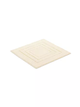VOSSEN | Alfombra de baño FEELING 60x60cm Rubí | beige